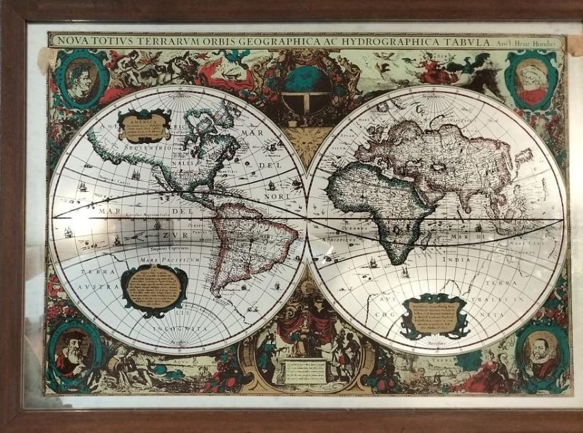 Nova totius terrarum orbis geographica ac hydrographica tabula.