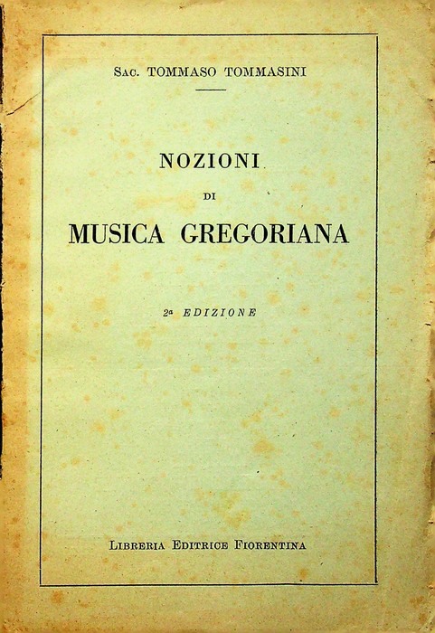 Nozioni di musica gregoriana.