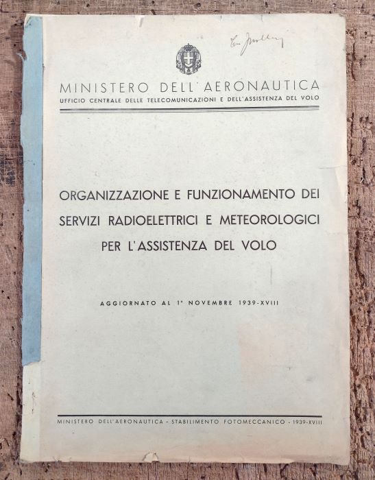 Organizzazione e funzionamento dei servizi radioelettrici e meteorologici per l'assistenza …