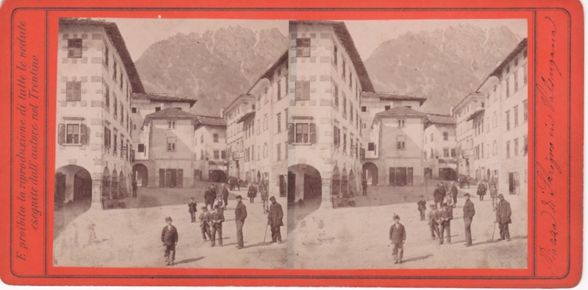 Piazza di Strigno in Valsugana.