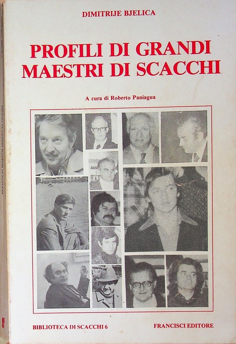Profili di grandi maestri di scacchi.