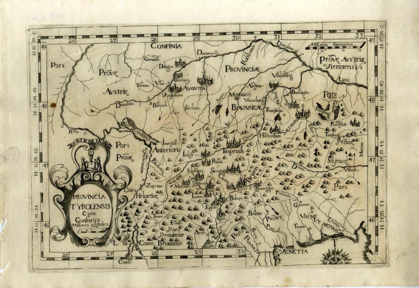 Provincia Tyrolensis cum confinis.