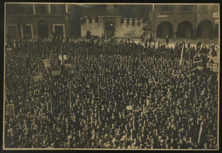 Raduno fascista a Trento.