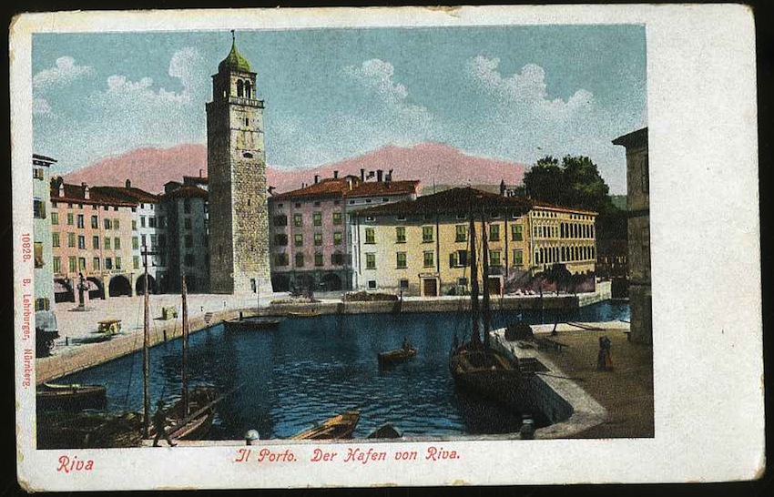 Riva. Il Porto. Der Hafen von Riva.