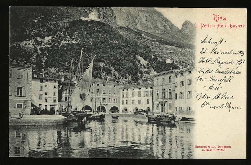 Riva. Il Porto e Hotel Baviere.