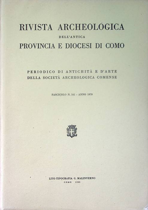 Rivista archeologica dell'antica provincia e diocesi di Como: Fasc. N. …