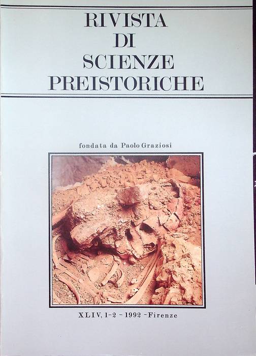 Rivista di scienze preistoriche: A. XLIV, 1-2 (1992).