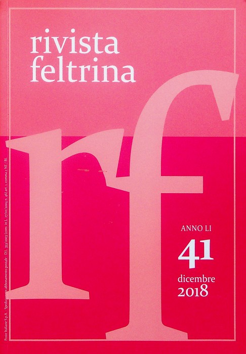 Rivista feltrina: 41 (dicembre 2018).