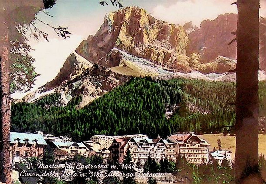 S. Martino di Castrozza m. 1444. Cimon della Pala m. …