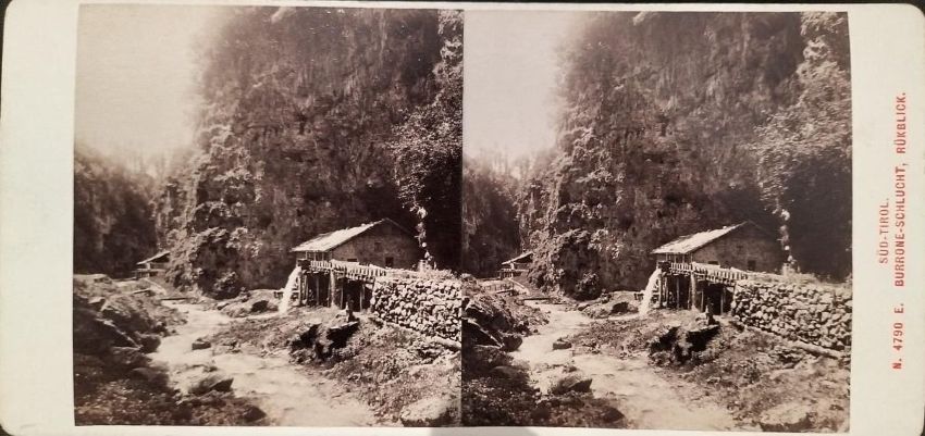 SÃ¼d-Tirol. Burrone-Schlucht, RÃ¼kblick. N. 4790.