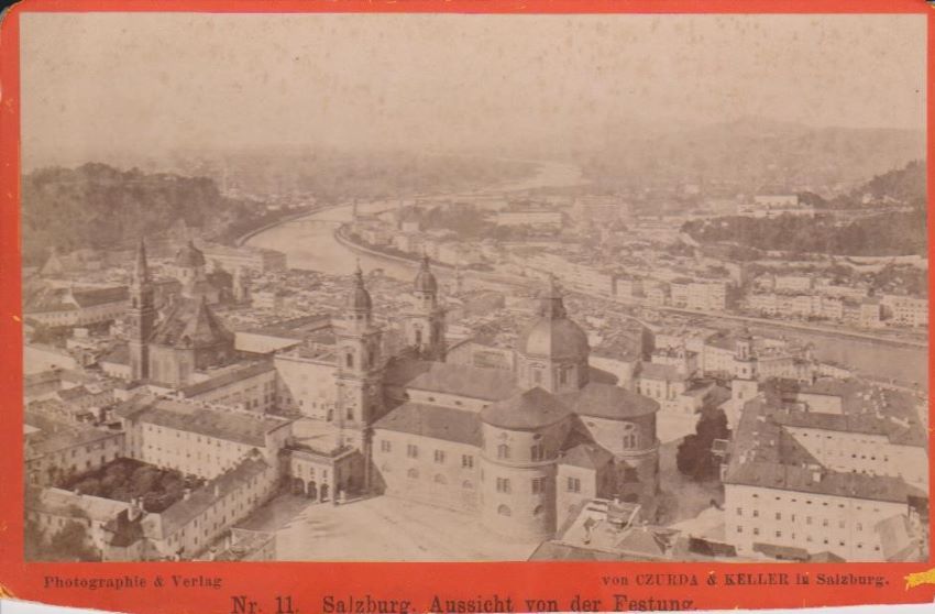 Salzburg. Aussicht von der Festung.