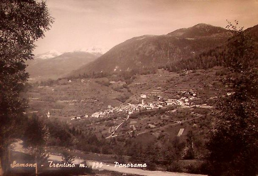 Samone - Trentino m. 750 - Panorama.
