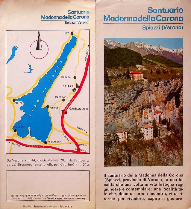 Santuario Madonna della Corona, Spiazzi (Verona).