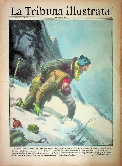 Scalata del Colle del Re. decedeva per assideramento.