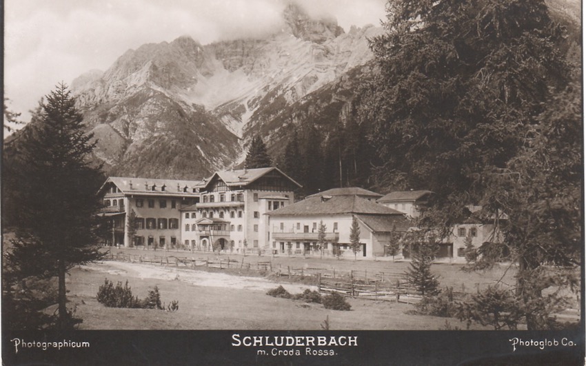 Schluderbach - m. Croda Rossa.