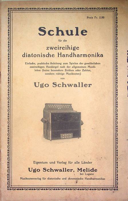 Schule fÃ¼r zweireihige diatonische Handharmonika.