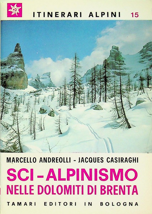 Sci-alpinismo nelle Dolomiti di Brenta.