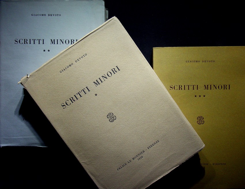 Scritti minori.