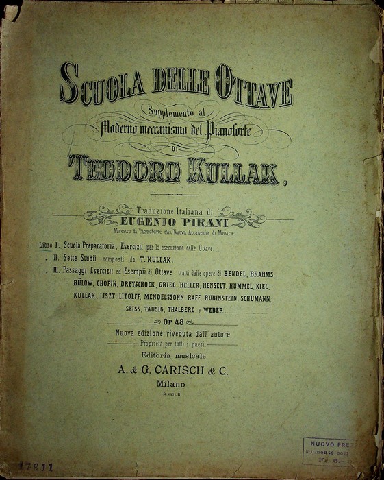 Scuola delle ottave: I. Scuola preparatoria, esercizi per la esecuzione …