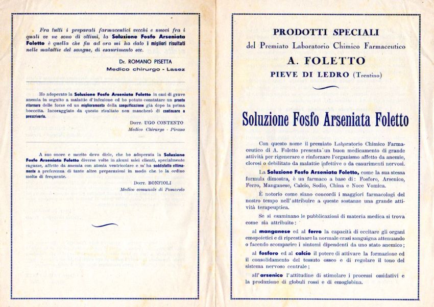 Soluzione Fosfo Arseniata Foletto.