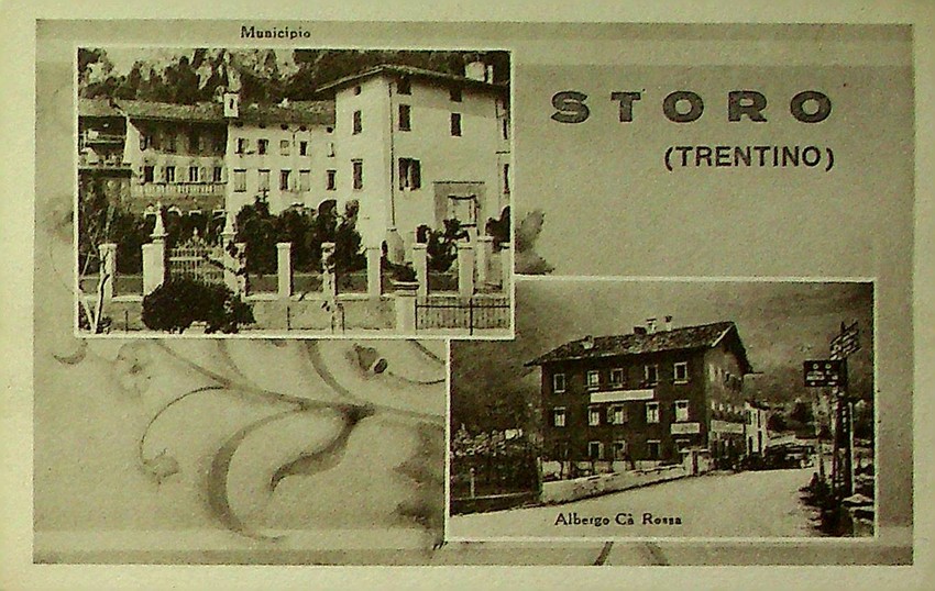 Storo - Municipio - Albergo Cà Rossa.