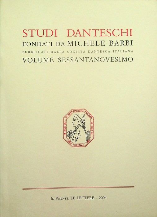 Studi danteschi: volume 69.