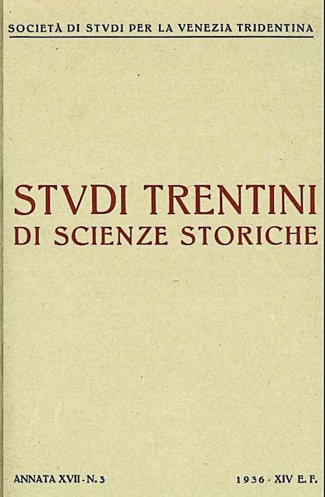 Studi trentini di scienze storiche: rivista della SocietÃ di studi …