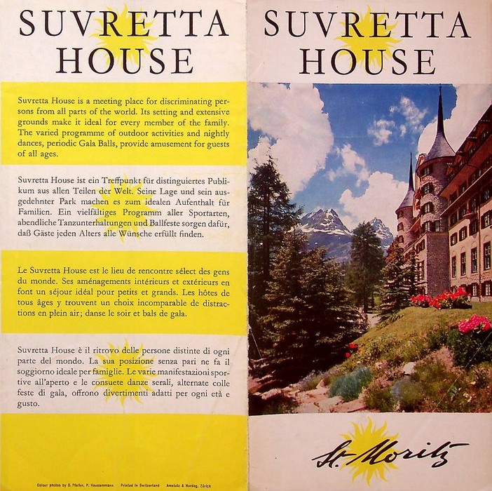 Suvretta House, St. Moritz,