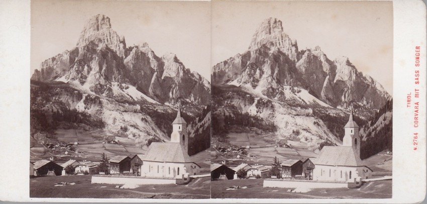 Tirol, Corvara mit Sass Songer, N: 2764.