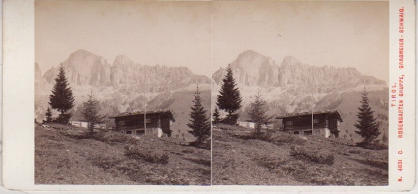 Tirol. Rosengarten Gruppe, Grabmeier-Schwaig. N. 4831 C.