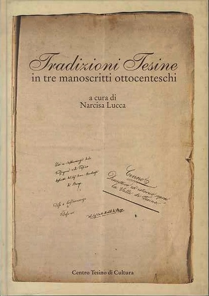 Tradizioni tesine in tre manoscritti ottocenteschi.