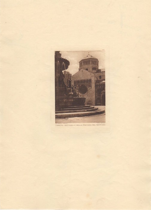 Trento - Dettaglio della Fontana del Nettuno.