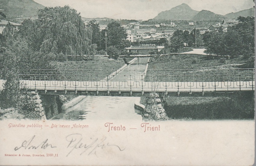 Trento - Giardino pubblico - Die neuen Anlagen.