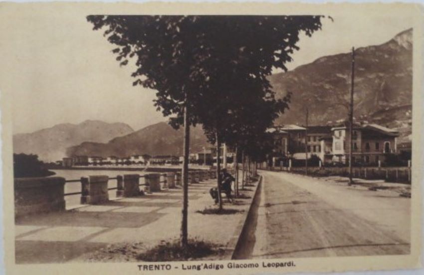 Trento - Lung'Adige Giacomo Leopardi.