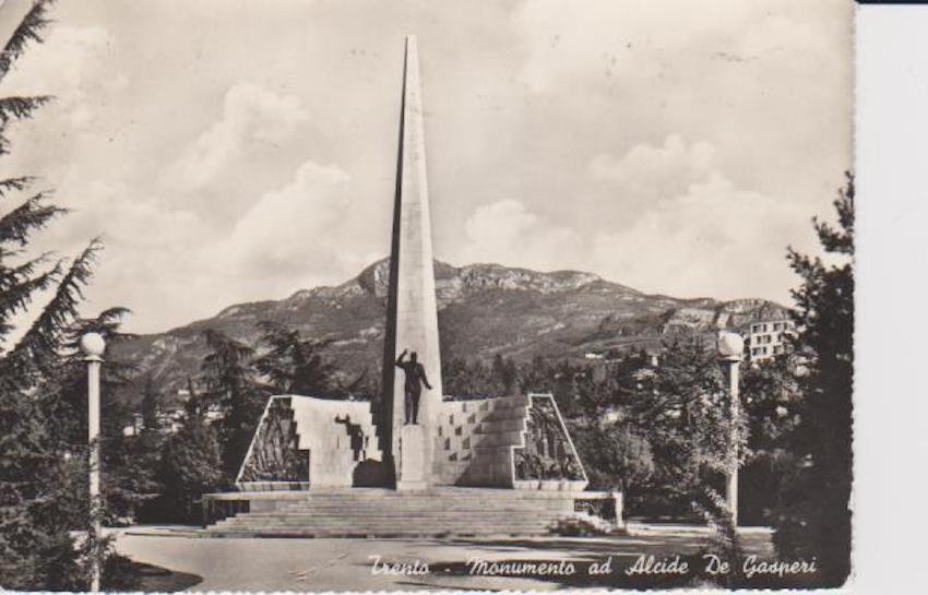 Trento - Monumento ad Alcide De Gasperi.