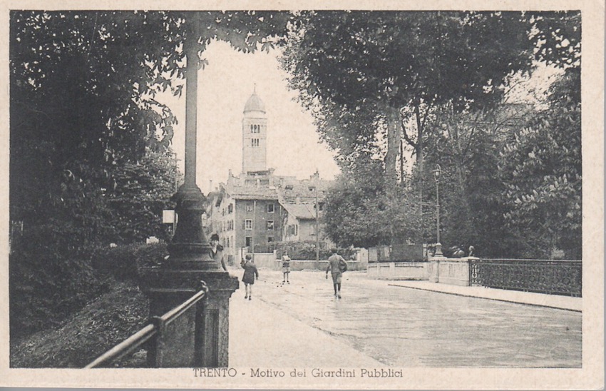 Trento - Motivo dei Giardini pubblico.