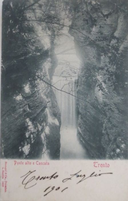 Trento - Ponte Alto e cascata.