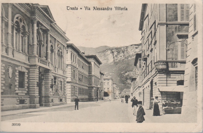 Trento - Via Alessandro Vittoria.