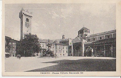 Trento- Piazza Vittorio Emanuele III.