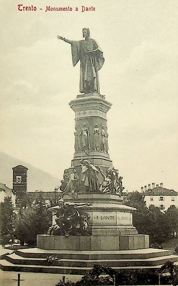 Trento. Monumento a Dante.