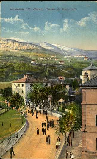 Trento. Ristorante alla Grande Cascata di Ponte Alto.