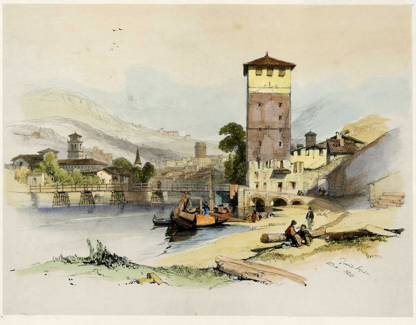 Trento, Sep. 24 1834 JDH.