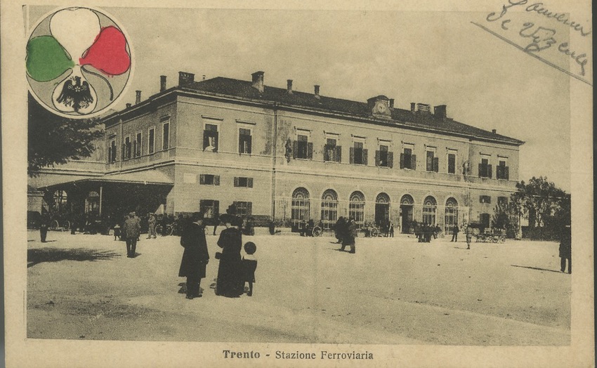 Trento Stazione ferroviaria.