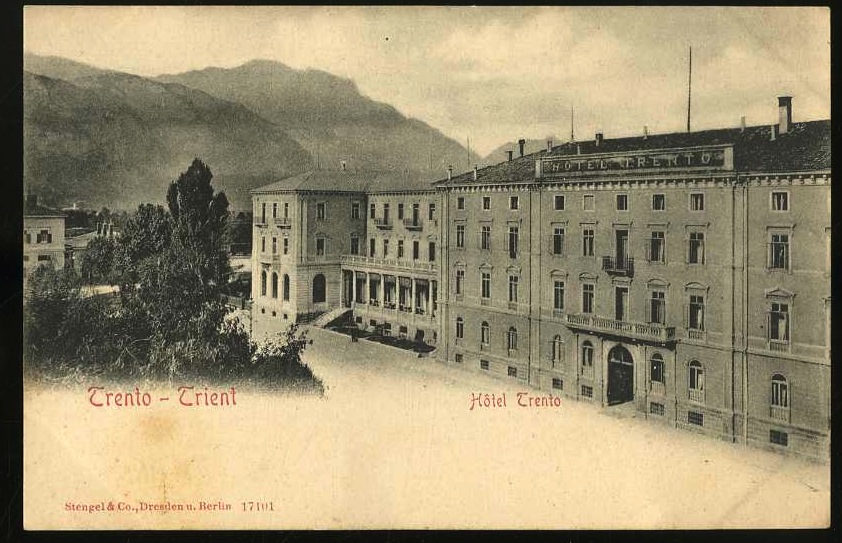 Trento. Trient. Hôtel Trento.