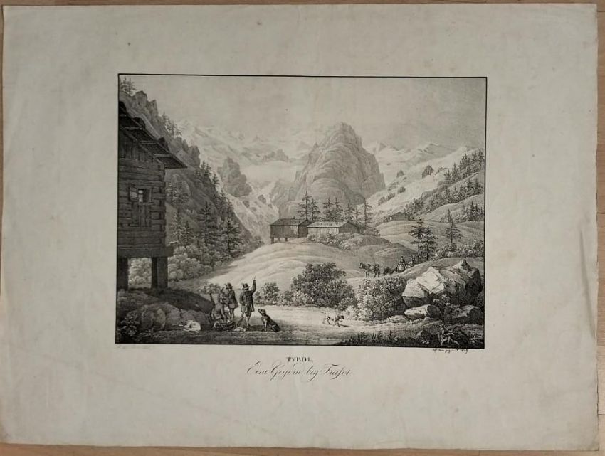 TYROL. Eine Gegend bei Trafoi.