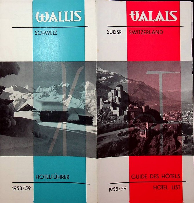 Valais, Guide des Hotels (FranÃ§ais, English)