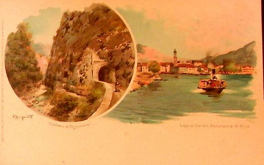 Vallata di Toscolano - Lago di Garda - Panorama di …