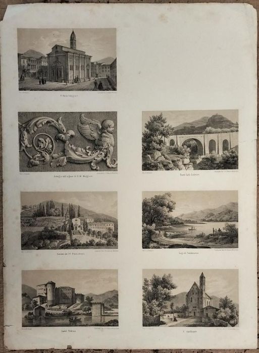 [Vedute di chiese di Trento e suoi dintorni].