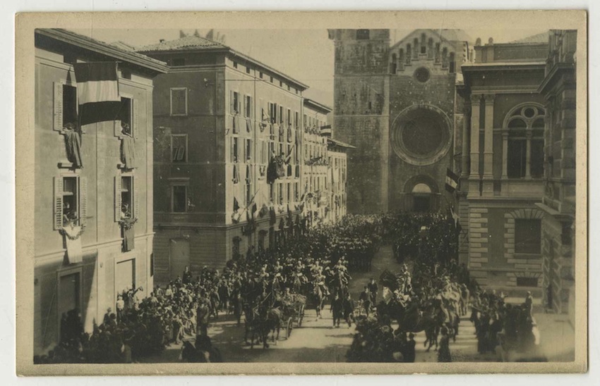 Visita dei sovrani di casa Savoia a Trento.