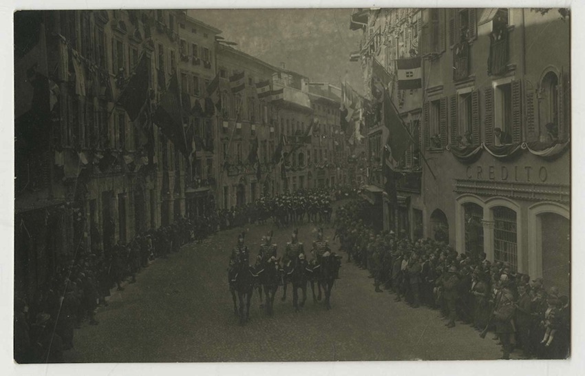 Visita del Re di casa Savoia a Trento.